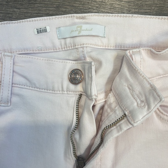 7 for all mankind pale pink jeans - Picture 2 of 5